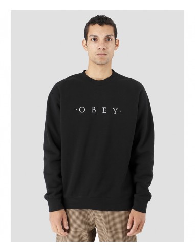 Obey Ανδρικό  Φούτερ  NOUVELLE II CREW / BLACK -112480055