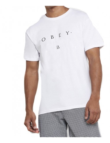Obey Ανδρικό T-shirt Novel Premium White -163081578