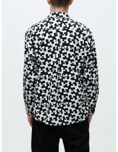 Obey Ανδρικό Πουκάμισο Black / White pieces wove -181200264 2