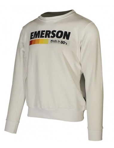 Emerson  Men's Neckline Sweat White  -192.EM20.70