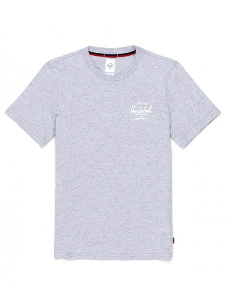 Herschel Women's Tee Classic Logo - Grey/White - 40027-00368
