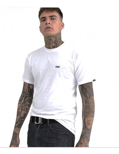 Vans Small Logo T-shirt in White (VN0A3CZEYB2)