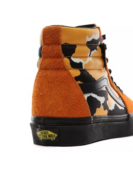 Vans Sk8-Hi Shoes Cordura -(Cordura) Amberglow/Camo/Black (VN0A4BV6XK4)