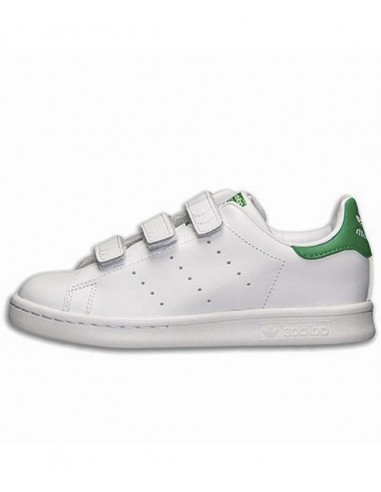 Adidas Stan Smith Kid's Shoes -Whiite/Green (M20607)