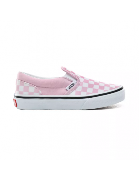 Vans Checkboard Classic Slip-On Women's Shoes Lilac Snow/True White  (VN0A4UH8UY4)
