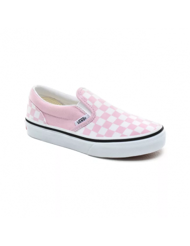 Vans Checkboard Classic Slip-On Women's Shoes Lilac Snow/True White  (VN0A4UH8UY4)