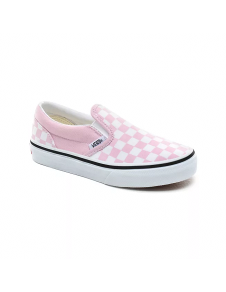 Vans Checkboard Classic Slip-On Women's Shoes Lilac Snow/True White  (VN0A4UH8UY4)