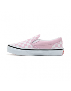 Vans Checkboard Classic Slip-On Women's Shoes Lilac Snow/True White  (VN0A4UH8UY4)