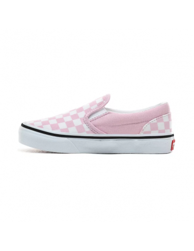Vans Checkboard Classic Slip-On Women's Shoes Lilac Snow/True White  (VN0A4UH8UY4)