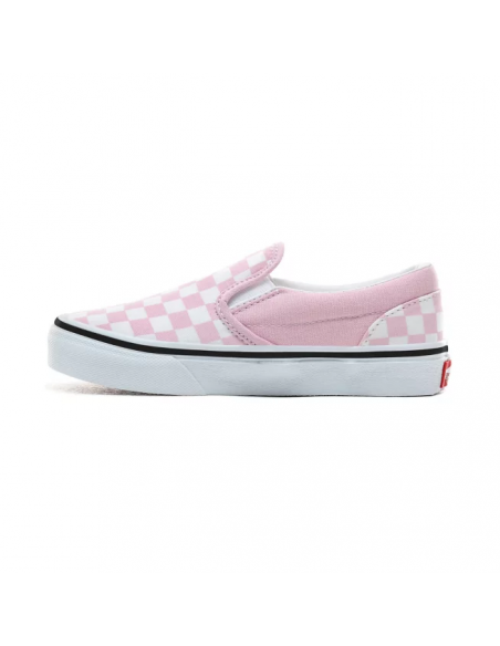 Vans Checkboard Classic Slip-On Women's Shoes Lilac Snow/True White  (VN0A4UH8UY4)