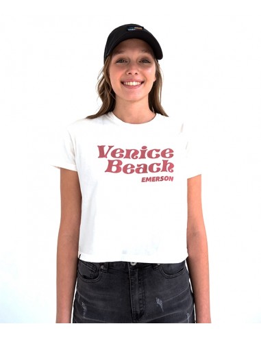 Emerson Venich Beach Women's Crop Top -White (201.EW33.67)