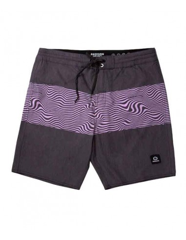 Emerson Men's 19" California Boardshorts -PR192 Black (201.EM525.18)