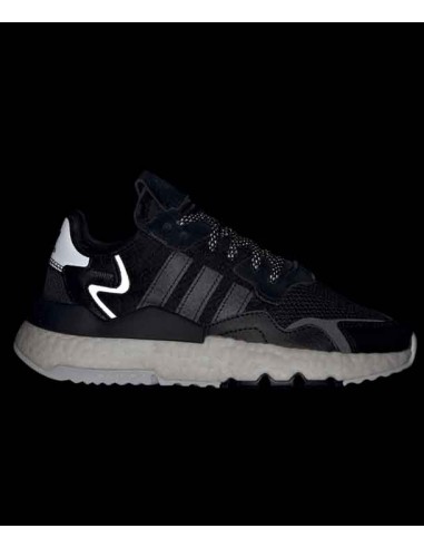 Faculty Quagga tea Adidas Originals Nite Jogger Shoes -Black (EE6481)
