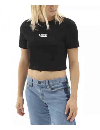 Vans Flying V Crop Sport Tee -Black ( VN0A54QUBLK)