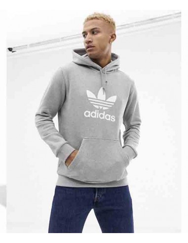 Adidas Originals Trefoil Hoodie -Grey (DT7963)