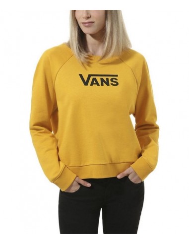 Vans Γυναικείο Φούτερ Boxy Mango Moj/Yellow.  -Vans Γυναικείο Φούτερ Boxy Mango Moj/Yellow.  VN0A47THUXM