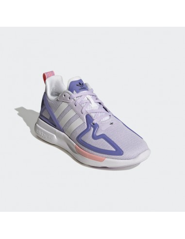 Adidas Originals ZX 2K FLUX J Women's Shoes -Purple Tint / Cloud White/ Joy Purple (FW1907)
