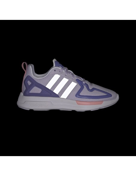 Adidas Originals ZX 2K FLUX J Women's Shoes -Purple Tint / Cloud White/ Joy Purple (FW1907)