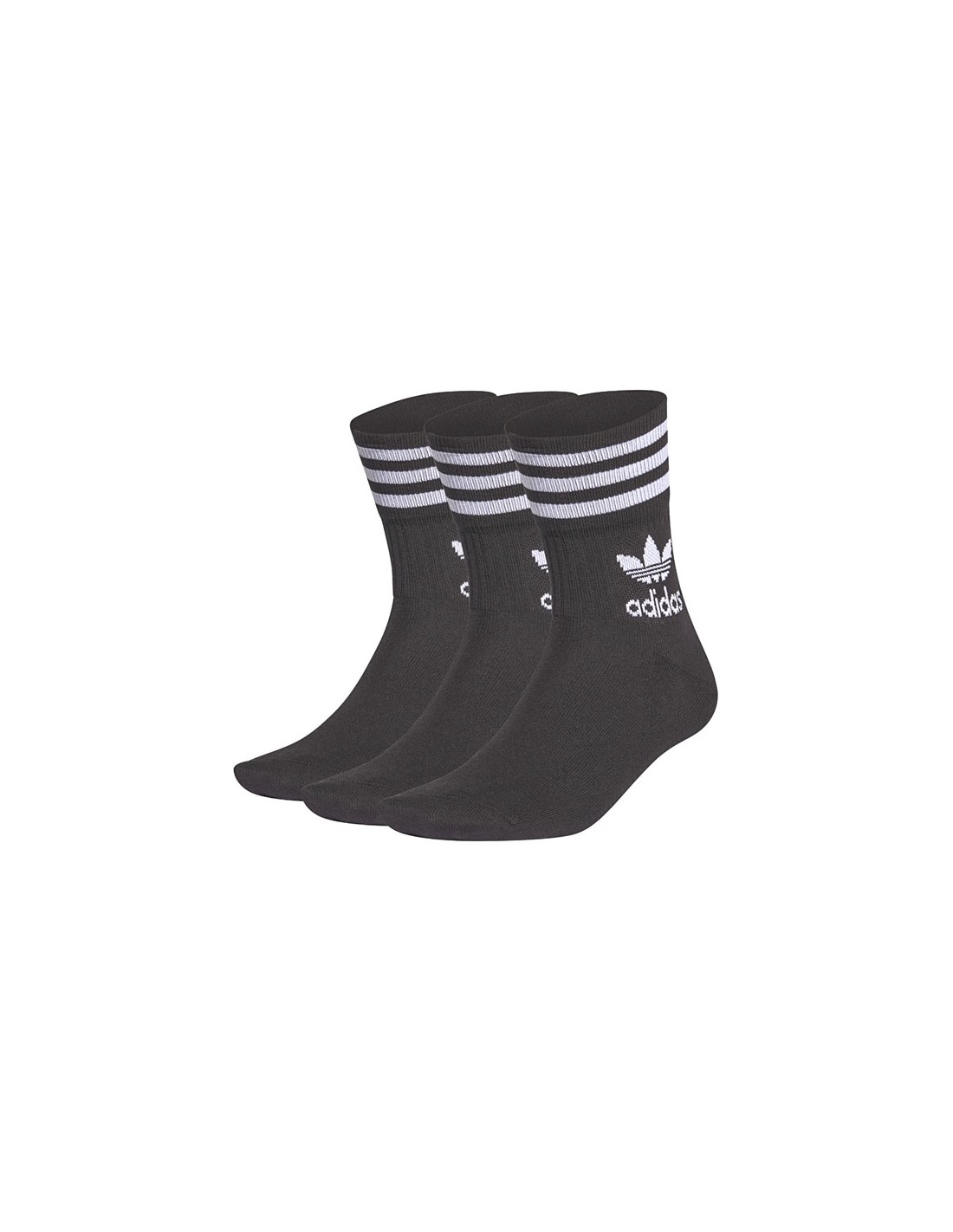 Adidas Originals Mid-Cut Crew Socks -White/Black (GD3575)