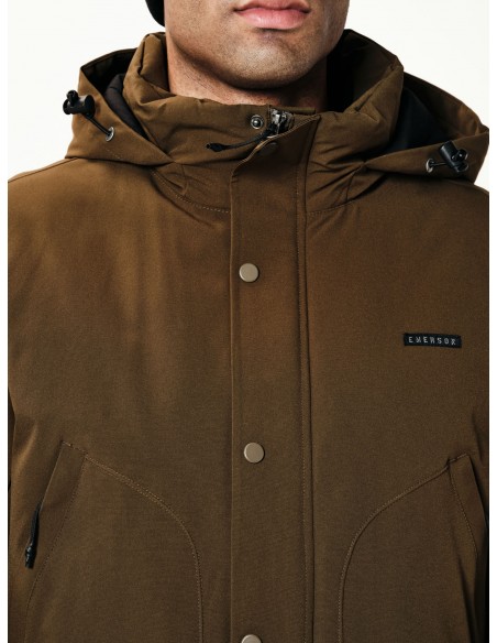 Emerson Μακρύ Μπουφάν χακί CT Olive MR1411