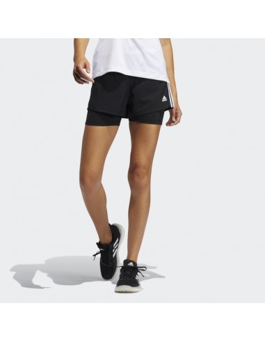 Adidas Originals Womens Pacer 3S Short 2 in 1 Black GL7686