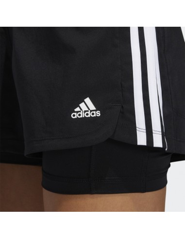 Adidas Originals Womens Pacer 3S Short 2 in 1 Black GL7686