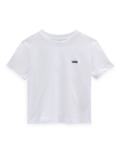Vans Flying Κοντομάνικο Crop Top White (VN0A54QUWHT)