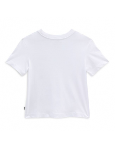 Vans Flying Κοντομάνικο Crop Top White (VN0A54QUWHT)