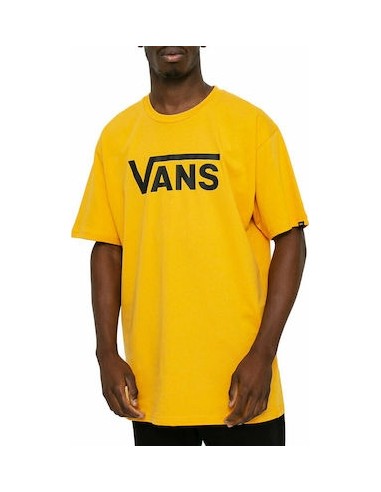 Vans Thorned Ανδρικό T-shirt Golden Glow Yellow (VN0A5KCMLSV)