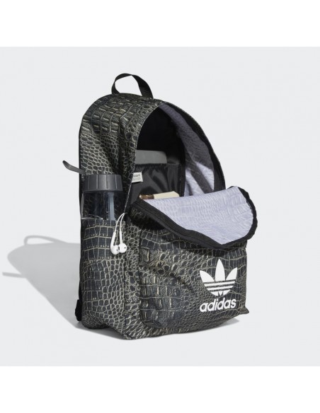 Adidas Originals Croco Print Backpack -Beige Tone/Black (H32372)