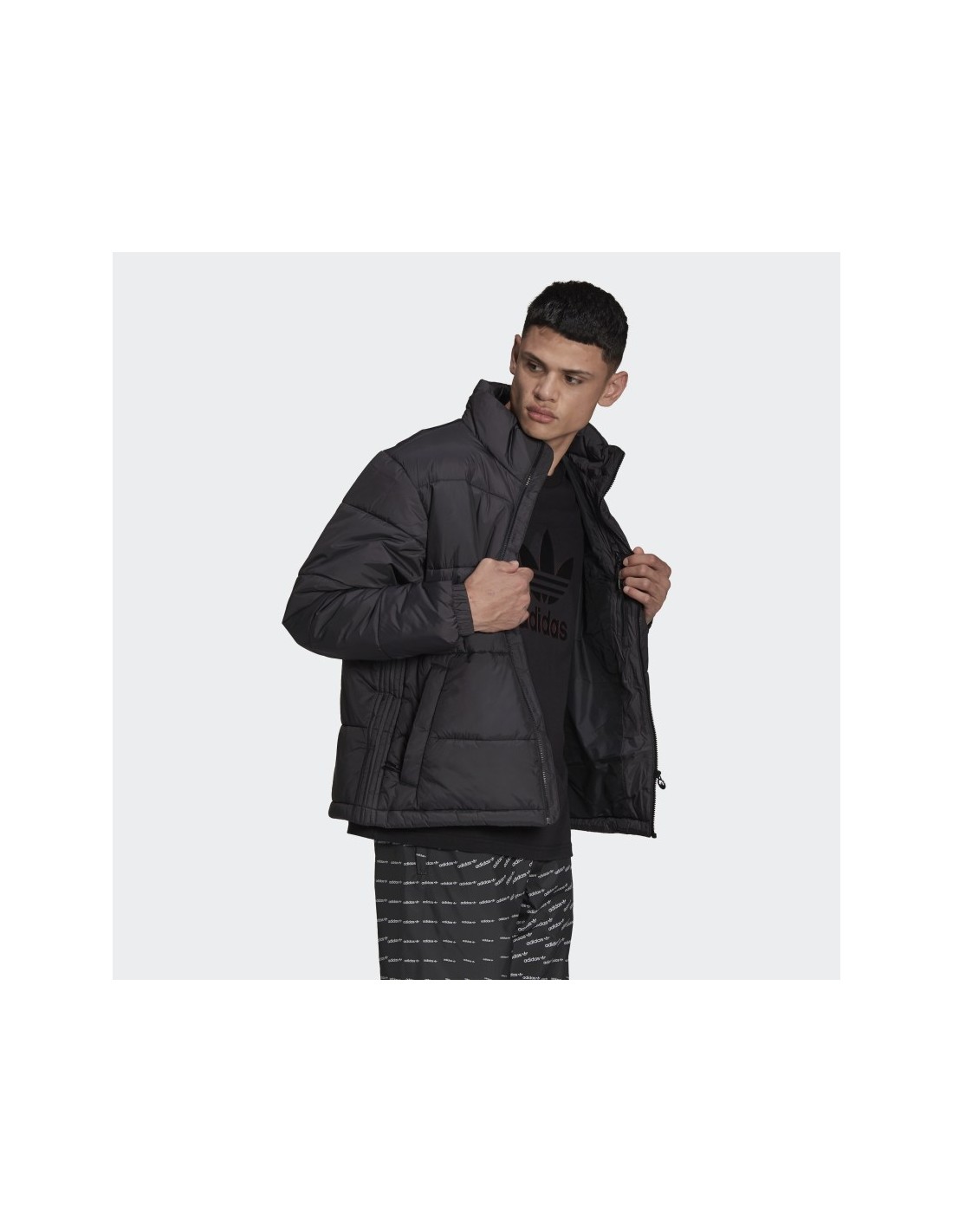 Adidas Originals Padded Stand-Up Collar Puffer Jacket Black - H13551