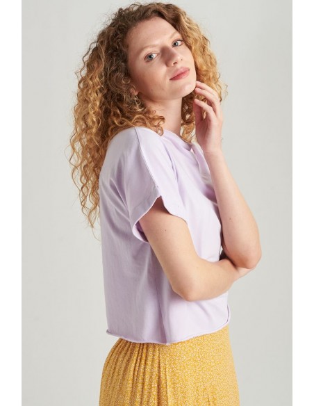 Γυναικεία Μπλούζα 24 COLOURS Μοβ - 11510a