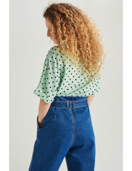 24 COLOURS Pants Blue Denim - 80268