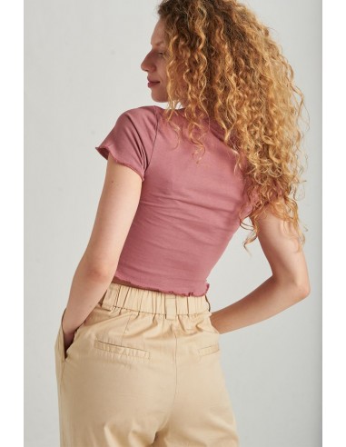 24 COLOURS Pants Beige Cotton - 60522a