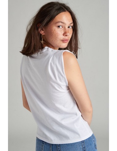Γυναικεία Αμάνικη Μπλούζα 24 COLOURS White - 11501c