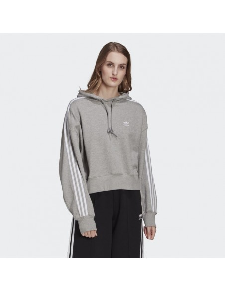 Adidas Originals Adicolor Classics Crop Hoodie Grey - H34615