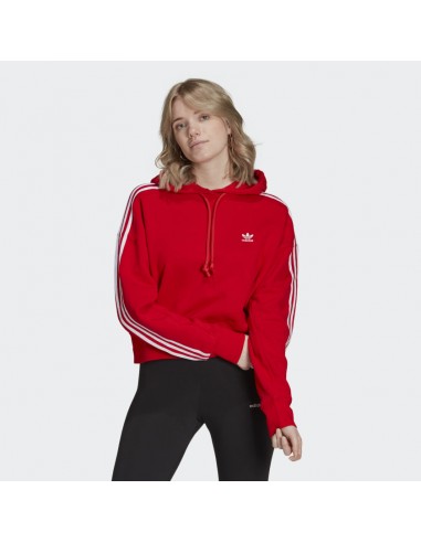 Adidas Originals Adicolor Classics Crop Hoodie Red - H34614