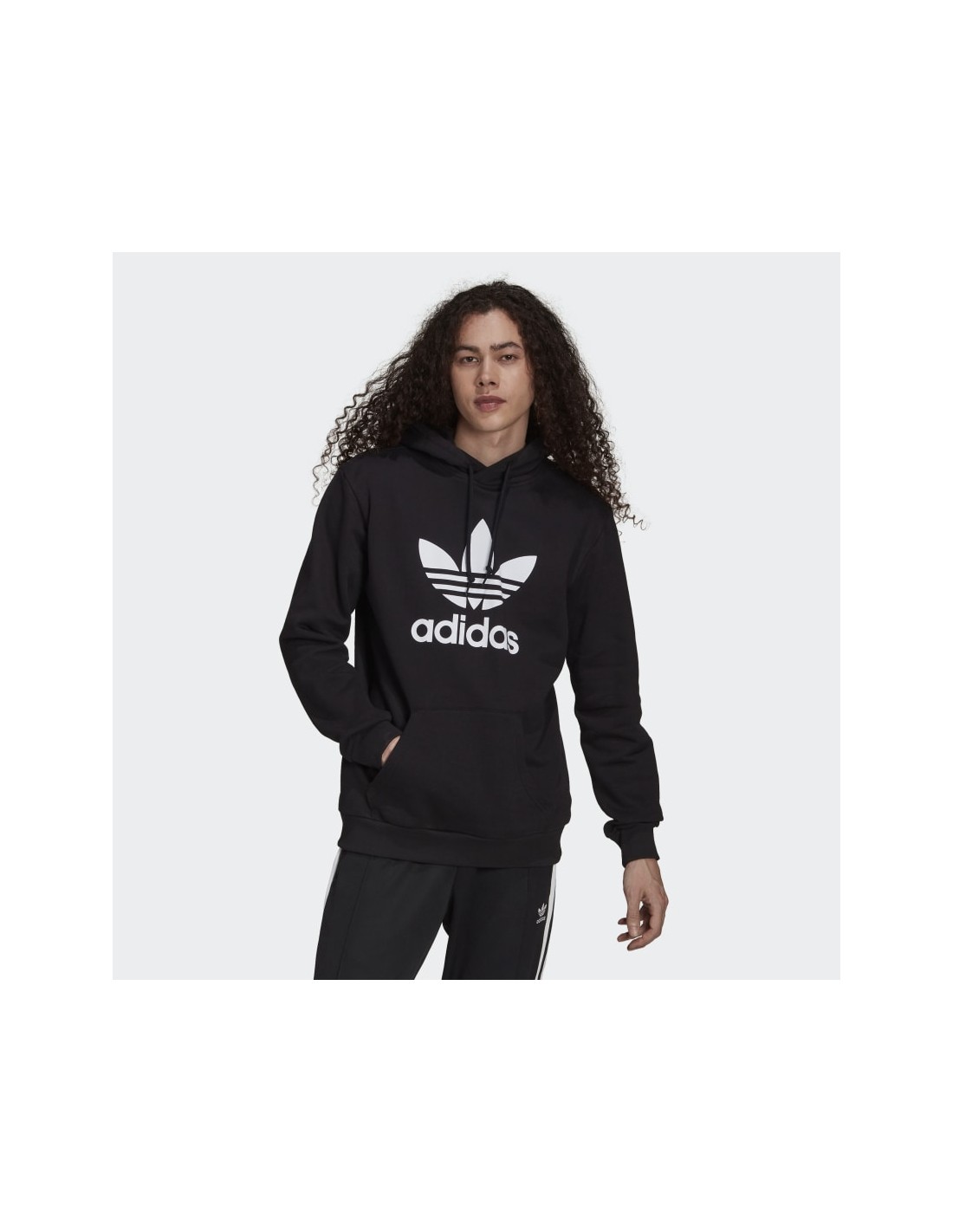 Adidas Originals Adicolor Classics Trefoil Hoodie Black - H06667