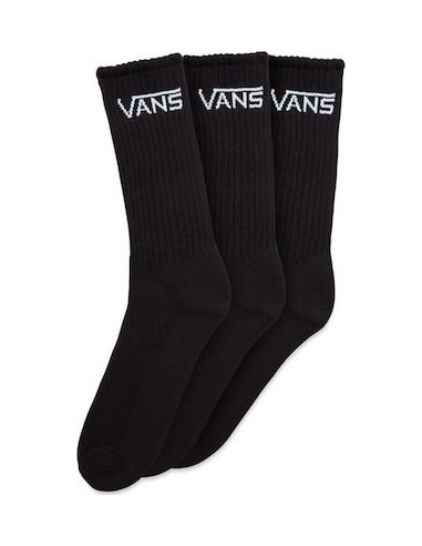 Vans Classic Crew Socks (42.5-47) Black - VN000XSEBLK