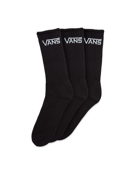Vans Classic Crew Socks (42.5-47) Black - VN000XSEBLK