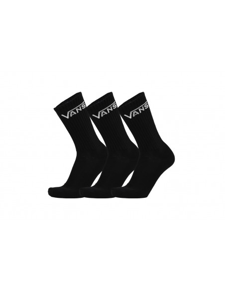 Vans Classic Crew Socks (42.5-47) Black - VN000XSEBLK