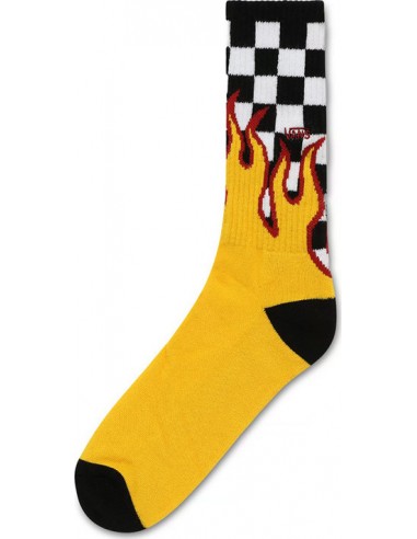 Vans Flame Check Crew Multi Socks (38.5-42) - VN0A4TQHZIA