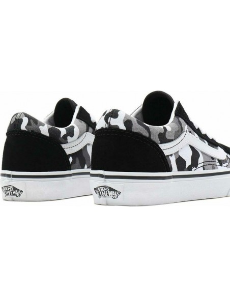 Vans Old Skool J Primary Camo Black/True White - VN0A4UHZ9AI