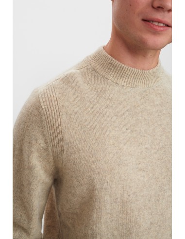 Anerkjendt Akrico Lambswool Knit in Brown Rice - 900354