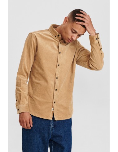 Anerkjendt Akkonrad Cord Shirt in Incense - 900291