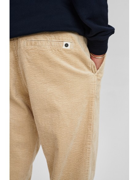 Anerkjendt Akjulius Cord Paspel Pant in Brown Rice - 900266