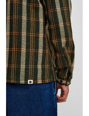Anerkjendt Aksoldado Check Overshirt in Deep Forest - 900240 Anerkjendt Aksoldado Check Overshirt in Deep Forest - 900240