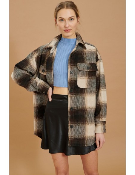 Γυναικείο Τζάκετ 24 Colours Καφέ - 90354