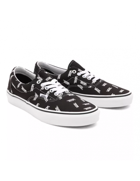 Vans Era Shoes Black/True white Monogram - VN0A54F1QW7
