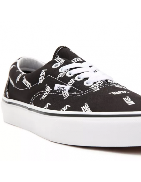 Vans Era Shoes Black/True white Monogram - VN0A54F1QW7
